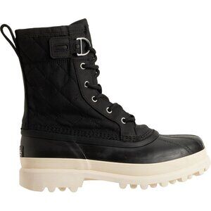 New SOREL Caribou X Leather Sneaker Waterproof Platform Women SHOES